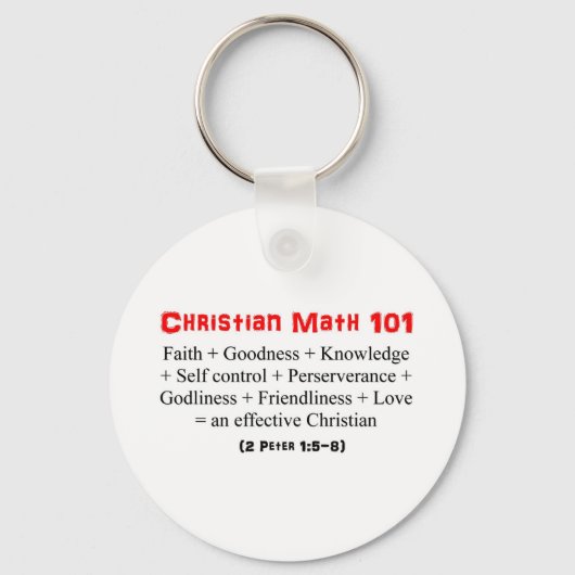 キリスト教数学101 キーホルダー (正面)