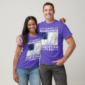 キリスト教旗イエスに忠誠を誓う Tシャツ (ユニセックス)