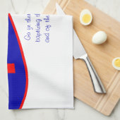 キリスト教旗インスパイア キッチンタオル (四つ折り)