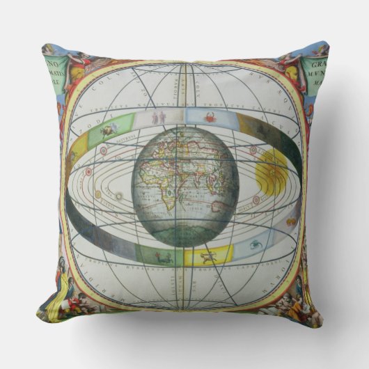 キリスト教星座図 クッション (正面)