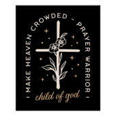 キリスト教暗色学美学引用文 ポスター (正面)