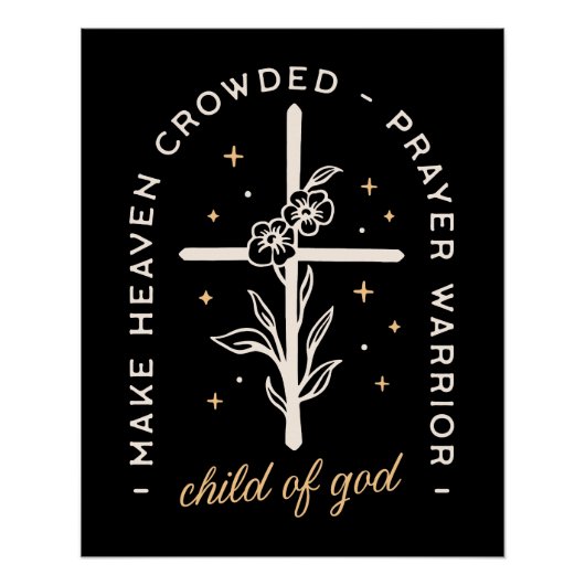 キリスト教暗色学美学引用文 ポスター (正面)