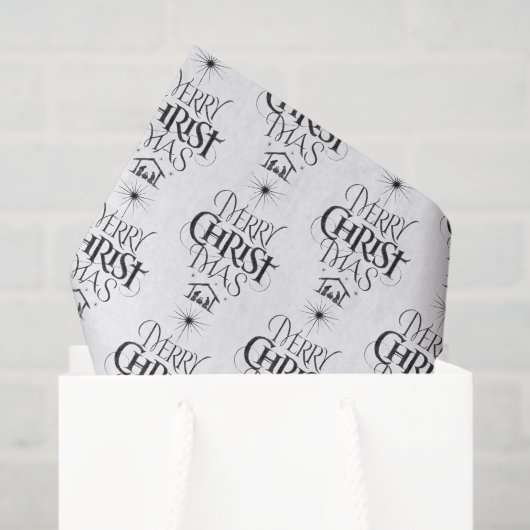 キリスト教書道聖降誕祭メリーイエスチョーク 薄葉紙 (ギフトバッグ)