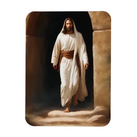 キリスト教柔軟な主イエスの磁石 マグネット (縦)