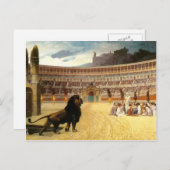 『キリスト教殉教者の最後の祈り』(The Christian Martyr's Last Praye ポストカード (正面/裏面)