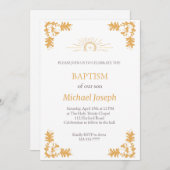 キリスト教洗礼招待状 招待状 (正面/裏面)