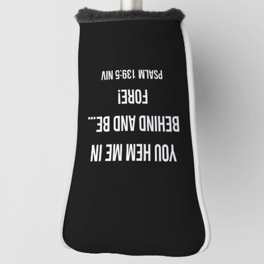 キリスト教父の日のギフトおもしろい詩篇139 ゴルフヘッドカバー (回転90)