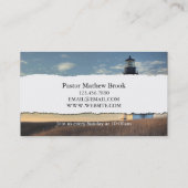 キリスト教牧師 名刺 (裏面)