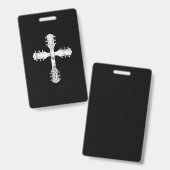 キリスト教礼拝チームギタークロス バッジ (正面＆裏面)