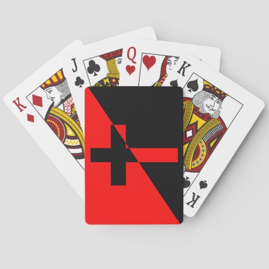 キリスト教社会主義・無政府主義（解放）国旗 トランプ (裏面)