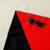 キリスト教社会主義・無政府主義(解放)国旗 ビーチタオル (インサイチュ)