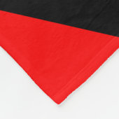 キリスト教社会主義・無政府主義（解放）国旗 フリースブランケット (角)