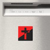 キリスト教社会主義・無政府主義（解放）国旗 マグネット (インサイチュ (食洗機))