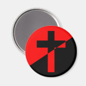 キリスト教社会主義・無政府主義（解放）国旗 マグネット (正面/裏面)