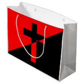 キリスト教社会主義・無政府主義（解放）国旗 ラージペーパーバッグ (裏面アングル)