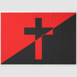 キリスト教社会主義・無政府主義（解放）国旗 薄葉紙