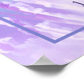 キリスト教祈りの言葉の日恵み信仰 ポスター (角)