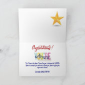 キリスト教祝賀状 カード (内部)