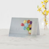 キリスト教祝賀状 カード (黄色い花)