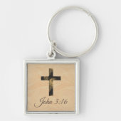 キリスト教福音十字架 キーホルダー (正面)