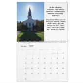 キリスト教福音暦 カレンダー (1月 2027)