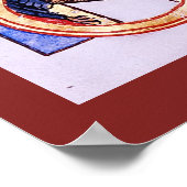 キリスト教美術キリスト陛下 ポスター (角)