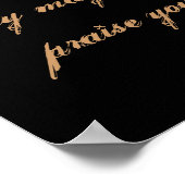 キリスト教聖なる書物、 経典マット5:16 ポスター (角)