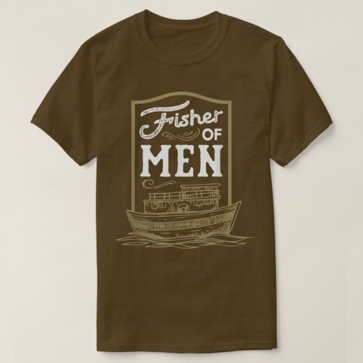 キリスト教聖書のフィッシャー Tシャツ (デザイン正面)