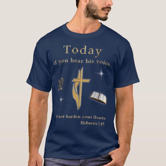 キリスト教聖書の聖句 Tシャツ (正面)