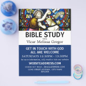 キリスト教聖書クラス副詞のバプテスマ チラシ (シングル)