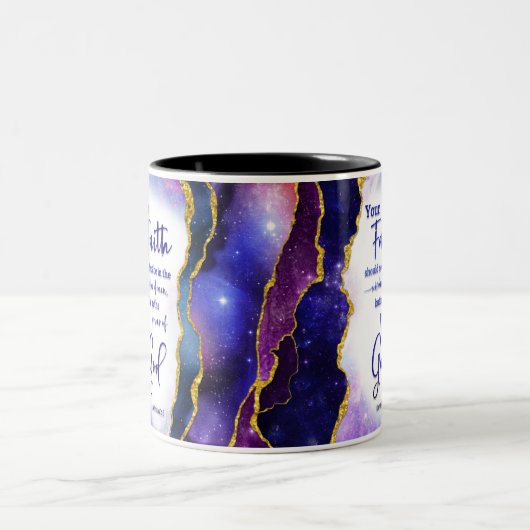 キリスト教聖書二音コーヒーマグ ツートーンマグカップ (中央)