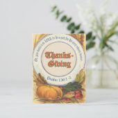 キリスト教聖書感謝祭 招待状 (スタンド正面)