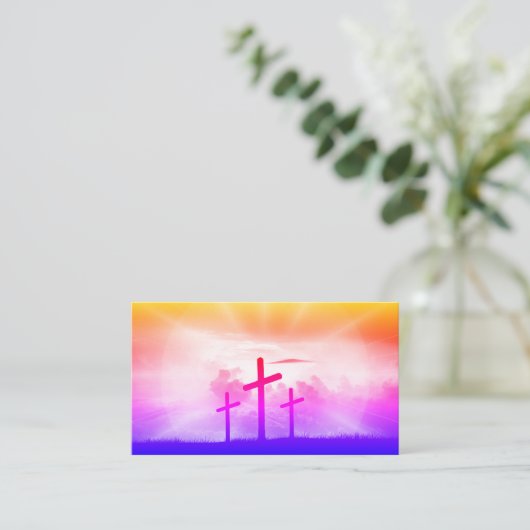 キリスト教聖書教会十字会 名刺 (スタンド正面)