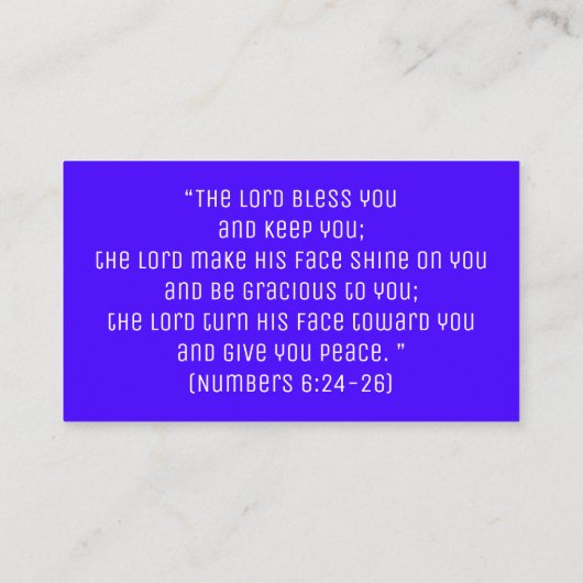 キリスト教聖書教会十字会 名刺 (裏面)