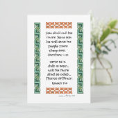 キリスト教聖書書書道ケルト結び目模様 シーズンカード (スタンド正面)