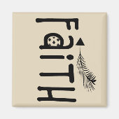 キリスト教聖書聖句の信仰アップ・アロー マグネット (正面)