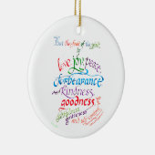 キリスト教聖書聖句の果て セラミックオーナメント (右)