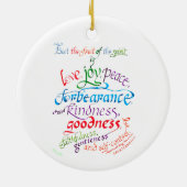 キリスト教聖書聖句の果て セラミックオーナメント (裏面)