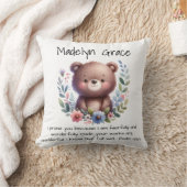 キリスト教聖書聖句カスタムベビー子供部屋 クッション (ブランケット)