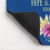 キリスト教聖書聖句タイポグラフィフローラ マウスパッド (コーナー)