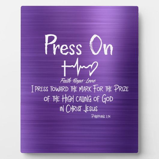 キリスト教聖書聖句引用文 フォトプラーク (正面)