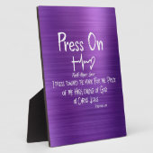 キリスト教聖書聖句引用文 フォトプラーク (側面)