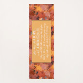 キリスト教聖書聖句抽象芸術テラコッタパターン ヨガマット (正面)