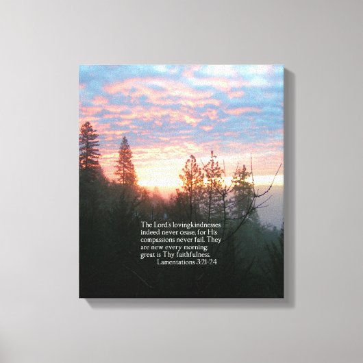 キリスト教聖書聖句聖なる書物、 経典創造論 キャンバスプリント (正面)