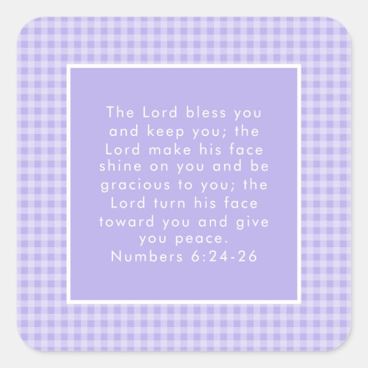 キリスト教聖書聖歌芸術 スクエアシール (正面)