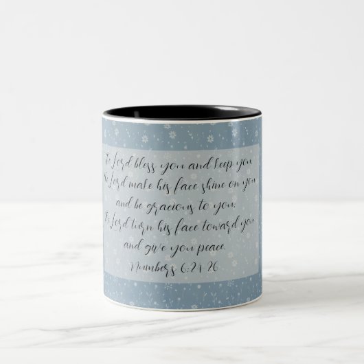 キリスト教聖書聖歌芸術 ツートーンマグカップ (中央)