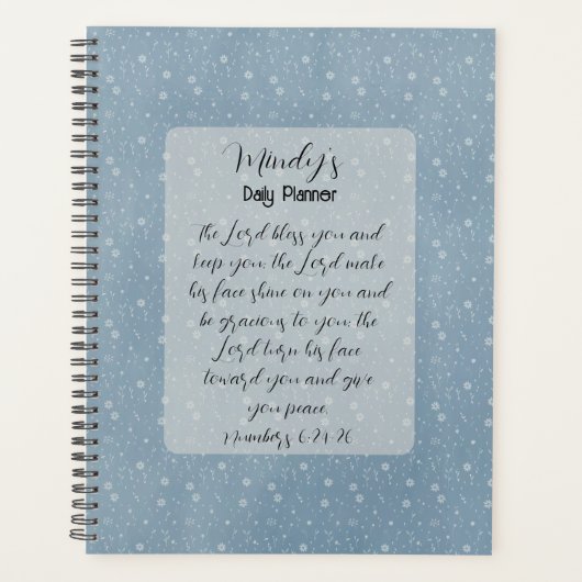 キリスト教聖書聖歌芸術 プランナー手帳 (正面)