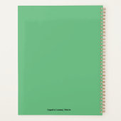 キリスト教聖書詩篇16:7-8 プランナー手帳 (裏面)