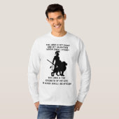 キリスト教聖書詩篇27 Tシャツ (正面フル)