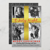 キリスト教聖降誕祭聖夜聖十字架 シーズンカード (正面/裏面)